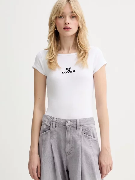 BOSS Orange tricou C Etine alb