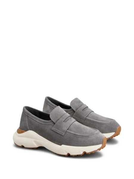 Sneakerși Tod's din piele de căprioară gri
