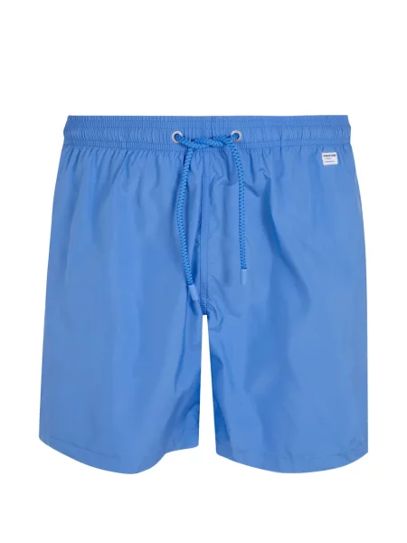 Slip de baie Mc2 Saint Barth cu autograf cu cordon albastru