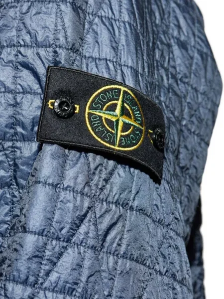 Geacă Stone Island cu strasuri albastru