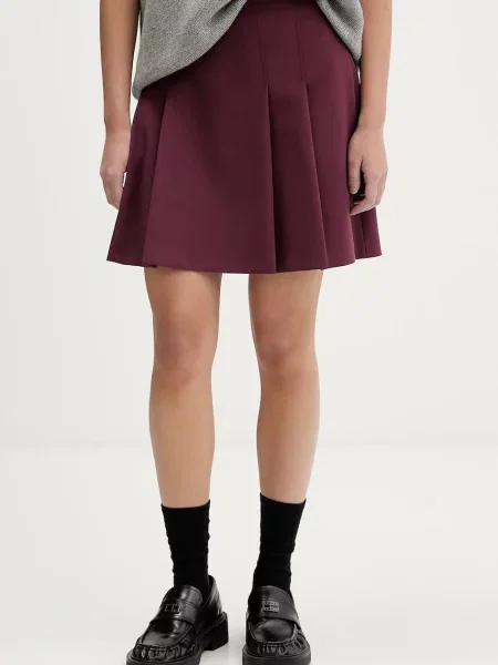 HUGO fustă mini evazati violet