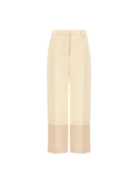 Spodnie Tory Burch beżowe