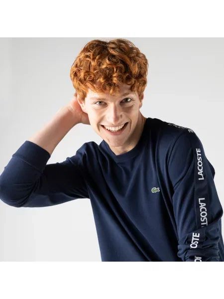Lacoste футболка синя