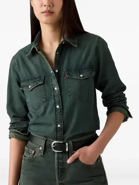 Cămașă de blugi Levi's® verde