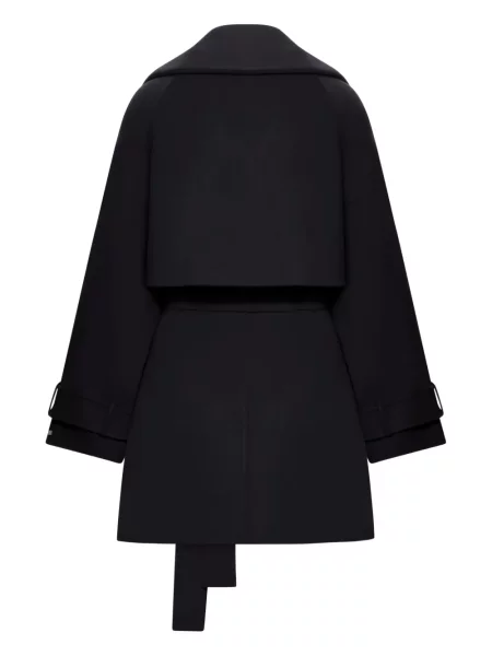 Palton Sportmax de lână negru