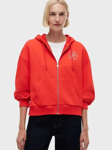 Худи Tommy Hilfiger красное