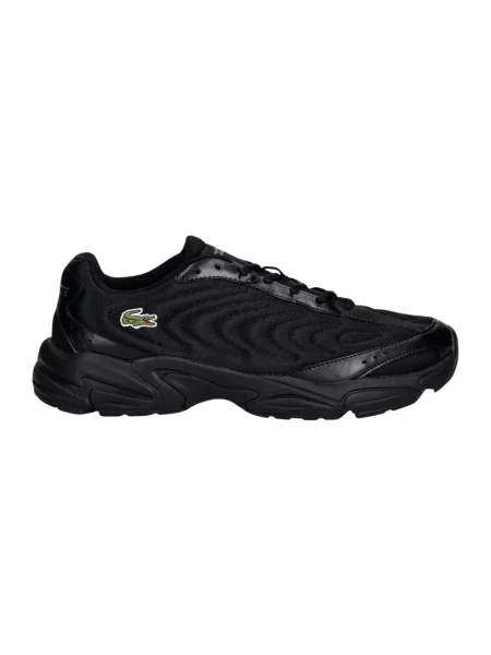 Sneakersy Lacoste skórzane czarne