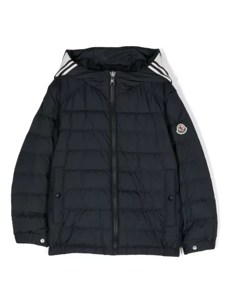 Kurtka puchowa dziecięca Moncler Enfant niebieska