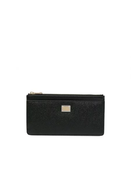 Portfel Dolce And Gabbana z logo czarny