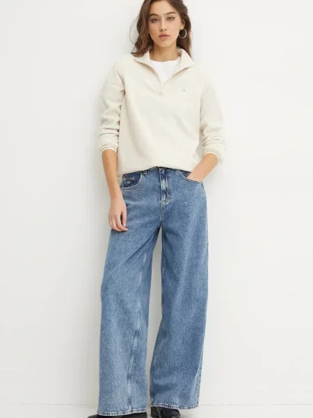 Kavbojke Tommy Jeans modra