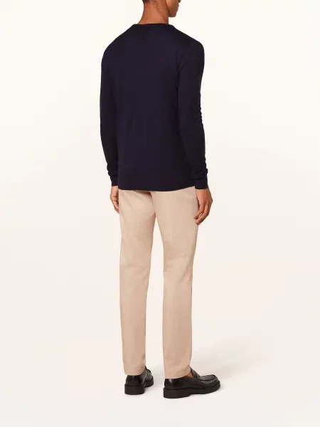 Mos Mosh Gallery Sweter Mmgadam blau granatowy
