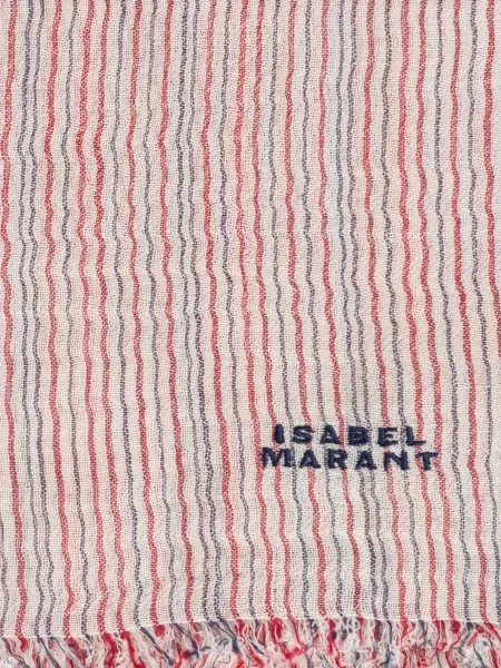 Fular Isabel Marant cu franjuri cu dungi