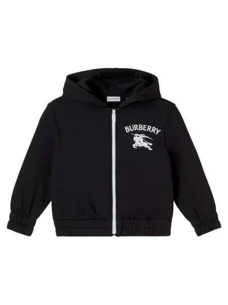 Gyerek kapucnis melegítő felső Burberry fekete