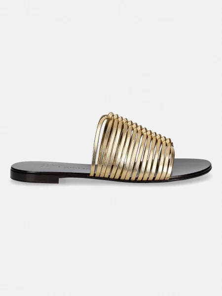 Giuseppe Zanotti klapki Nuvoroll złote
