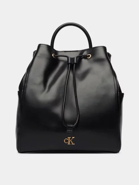 Calvin Klein CK DRAWSTRING BACKPACK Рюкзак Поліестер/поліуретан чорний