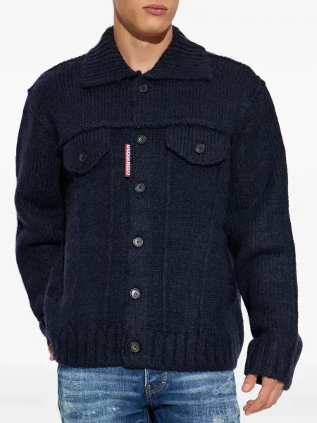 Cardigan Dsquared2 albastru