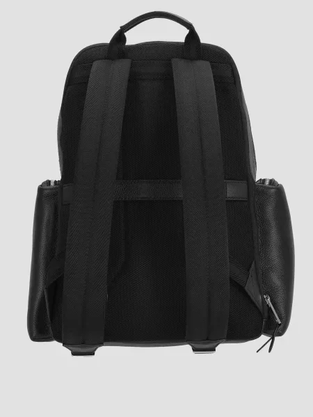 Кожаный рюкзак Boss черный