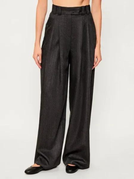 Marella De lână pantaloni ULTRA | Relaxed fit gri