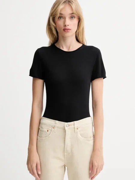 Obojstranná bunda Calvin Klein Jeans čierna