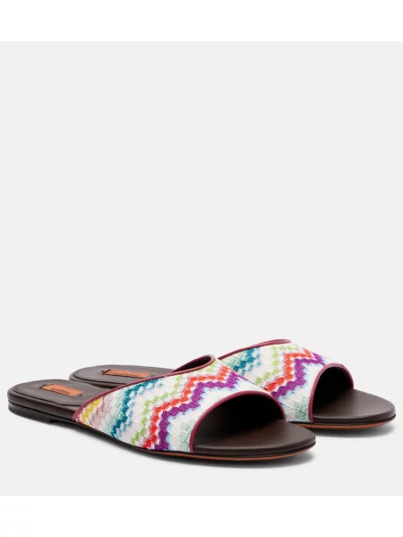 Papuci tip mules Missoni