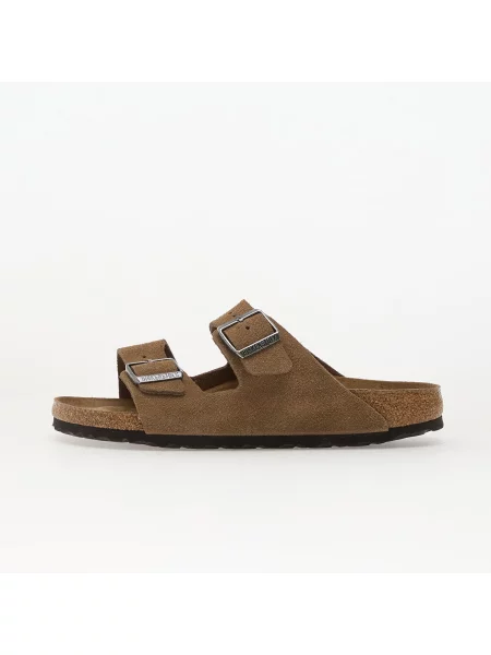 Сникърси Birkenstock Arizona Soft Footbed Suede Leather Unisex Dark Tea Tonal EUR 41 черно