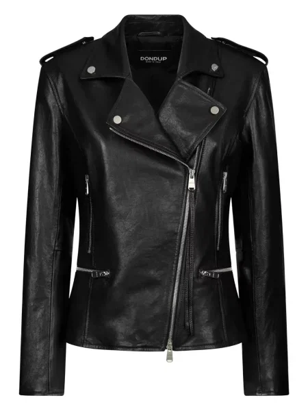 Geanta de piele Dondup negru