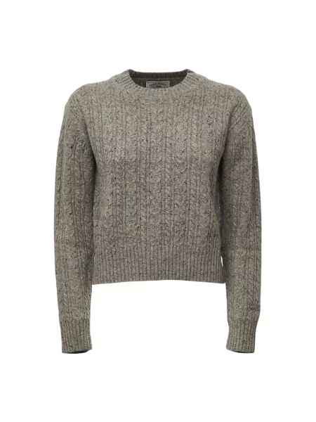Sweter Mc2 Saint Barth wełniany beżowy