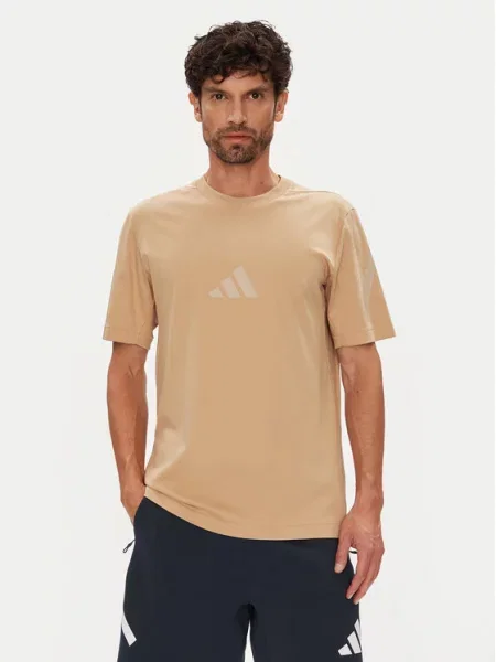 Adidas Marškinėliai Z.N.E. Regular Fit smėlio