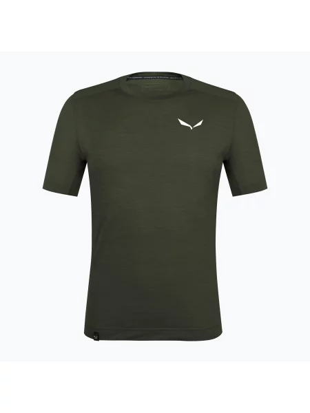 Koszulka Salewa Agner dark olive zielona