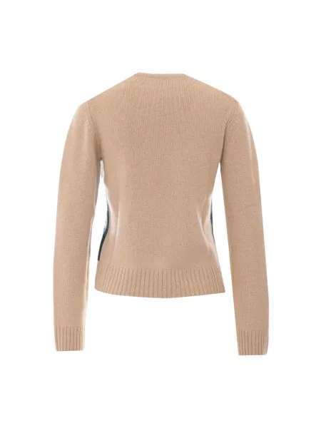 Sweter Ballantyne z kaszmiru beżowy