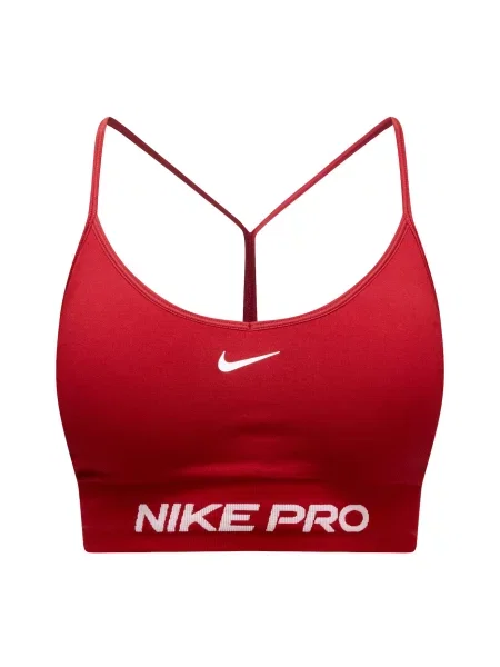 NIKE Sutien sport Pro rubiniu alb