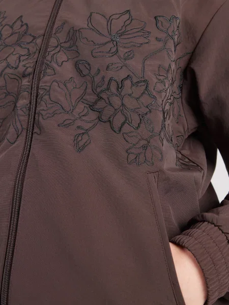 ADIDAS ORIGINALS Prechodná bunda FB čokoládová / čierna / biela hnedá