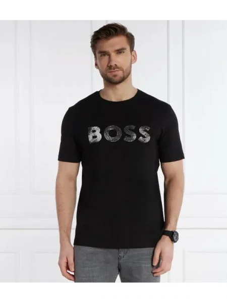 BOSS ORANGE Tricou Te_Bossocean negru
