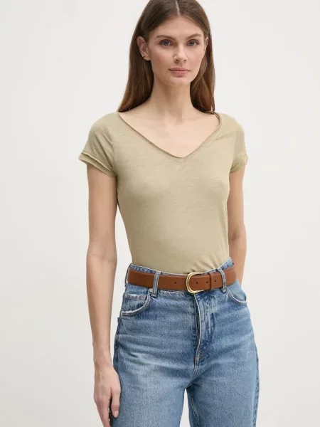 Тениска Sisley зелено