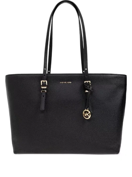 Papuci tip mules Michael Michael Kors din piele chunky cu imagine negru