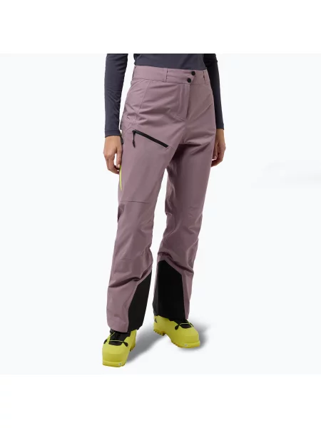 Pantaloni de schi pentru femei Jack Wolfskin Alpspitze Tour 3L wild blossom