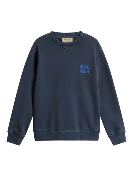Bluza dziecięca Woolrich niebieska