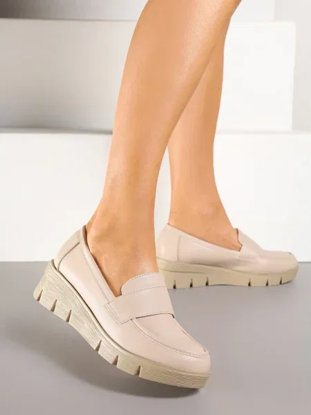 Pantofi casual Zorvia bej