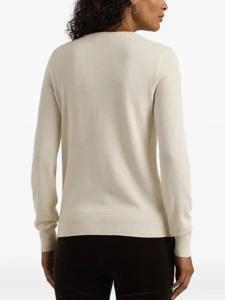 Lung pulover Lauren Ralph Lauren cu decolteu rotund