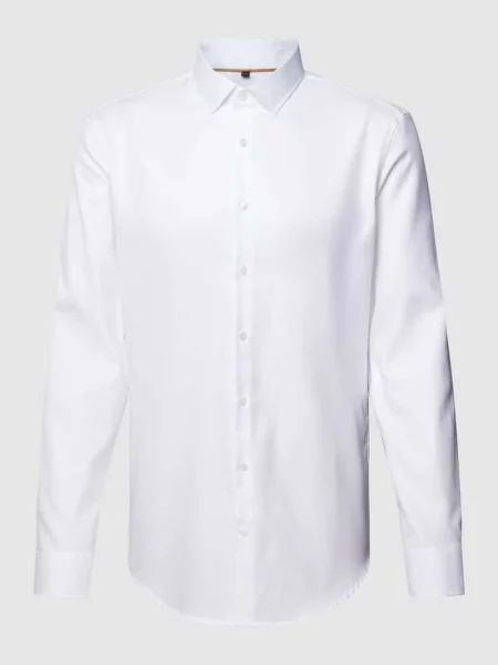 Koszula biznesowa o kroju super slim fit w jednolitym kolorze Jake*s biała