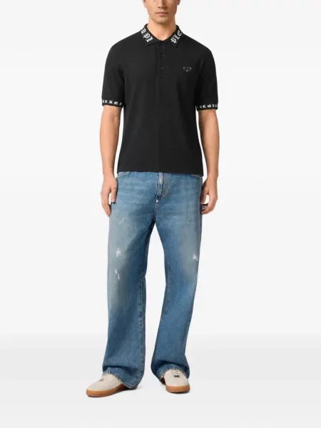 Tricou polo Philipp Plein negru