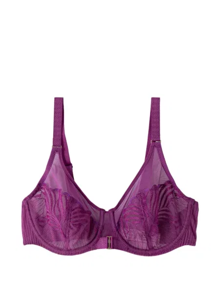 Sutien Chantelle cu broderie plasă violet