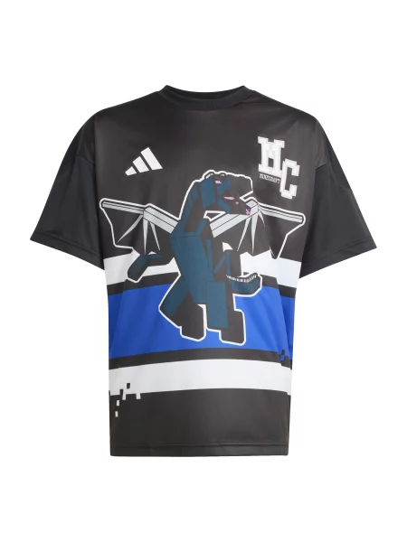 ADIDAS SPORTSWEAR Tricou funcțional MC verde petrol / negru alb