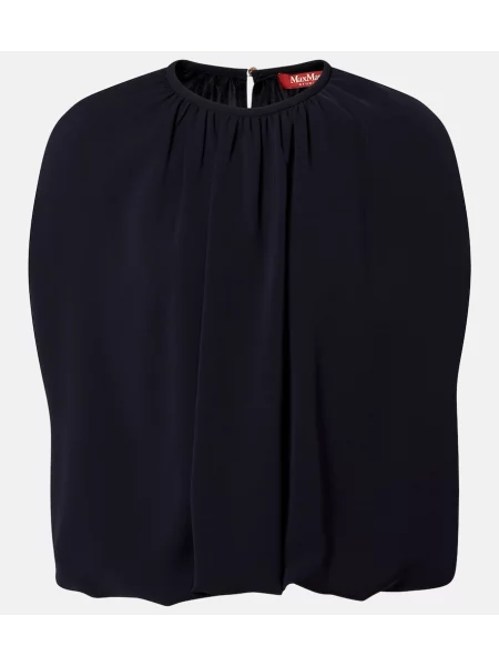 Top Max Mara elegant albastru