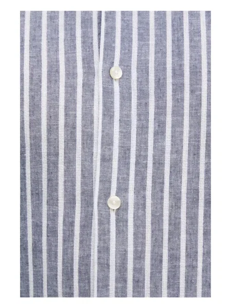 Ленена риза Joop! на райета сиво