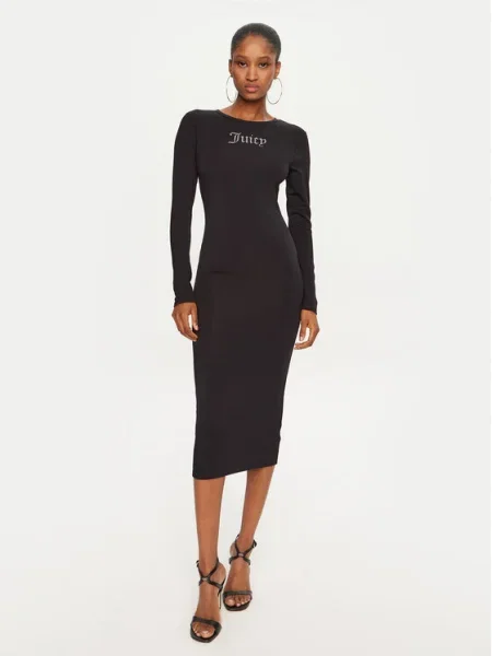 Juicy Couture Ежедневна рокля Dizzie черен