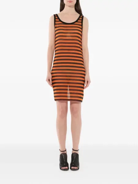 Prugasta mini haljina Givenchy crna