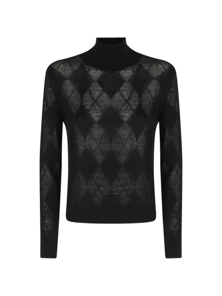 Heláncă Ballantyne cu model argyle negru