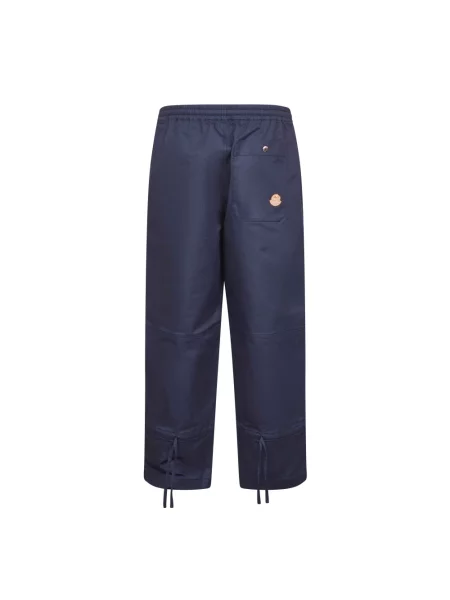 Spodnie Moncler niebieskie