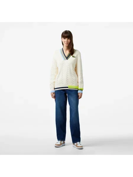 Lacoste светр Colorblock